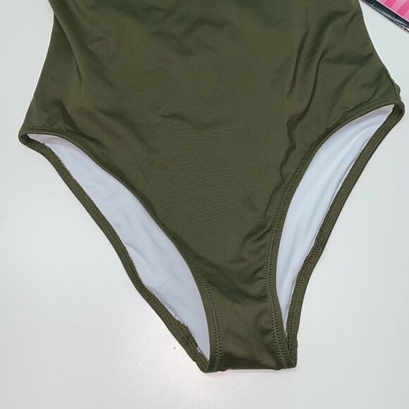 🔥Victoria Secret swimsuit gym to swim sz small removable push-up one pieceNwT - Picture 3 of 7